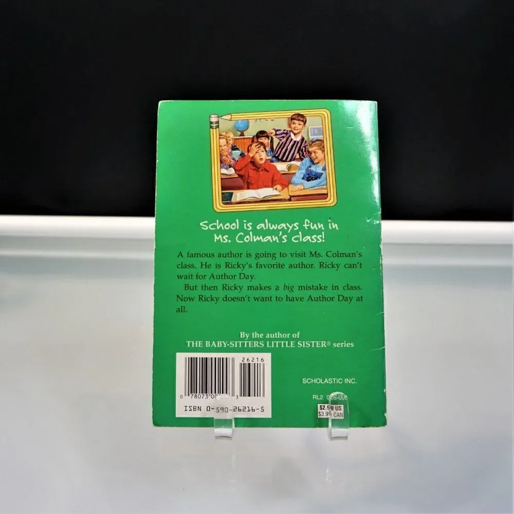Author Day by Ann M Martin Kids in Ms Colman's Class 1996 Scholastic Paperback